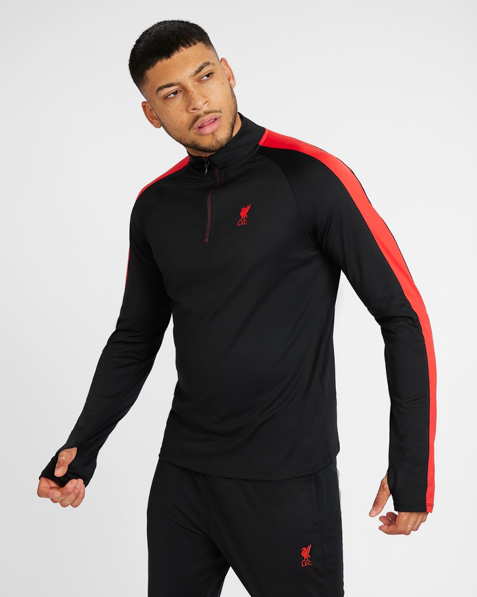 LFC メンズクオータージップトップブラック - Image 1