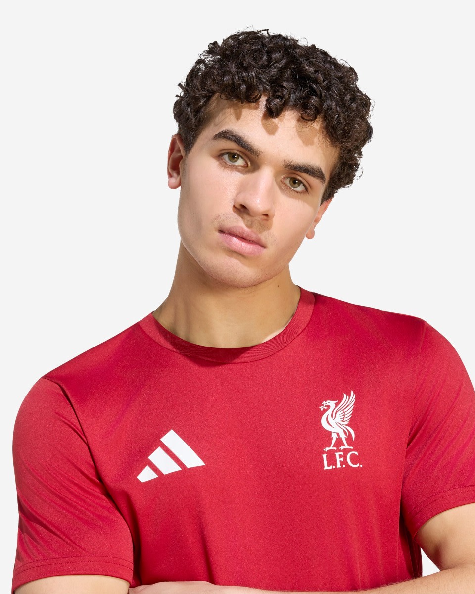 LFC adidas Herre 26/27 DNA Poly Tee Aktiv Rød - Image 4