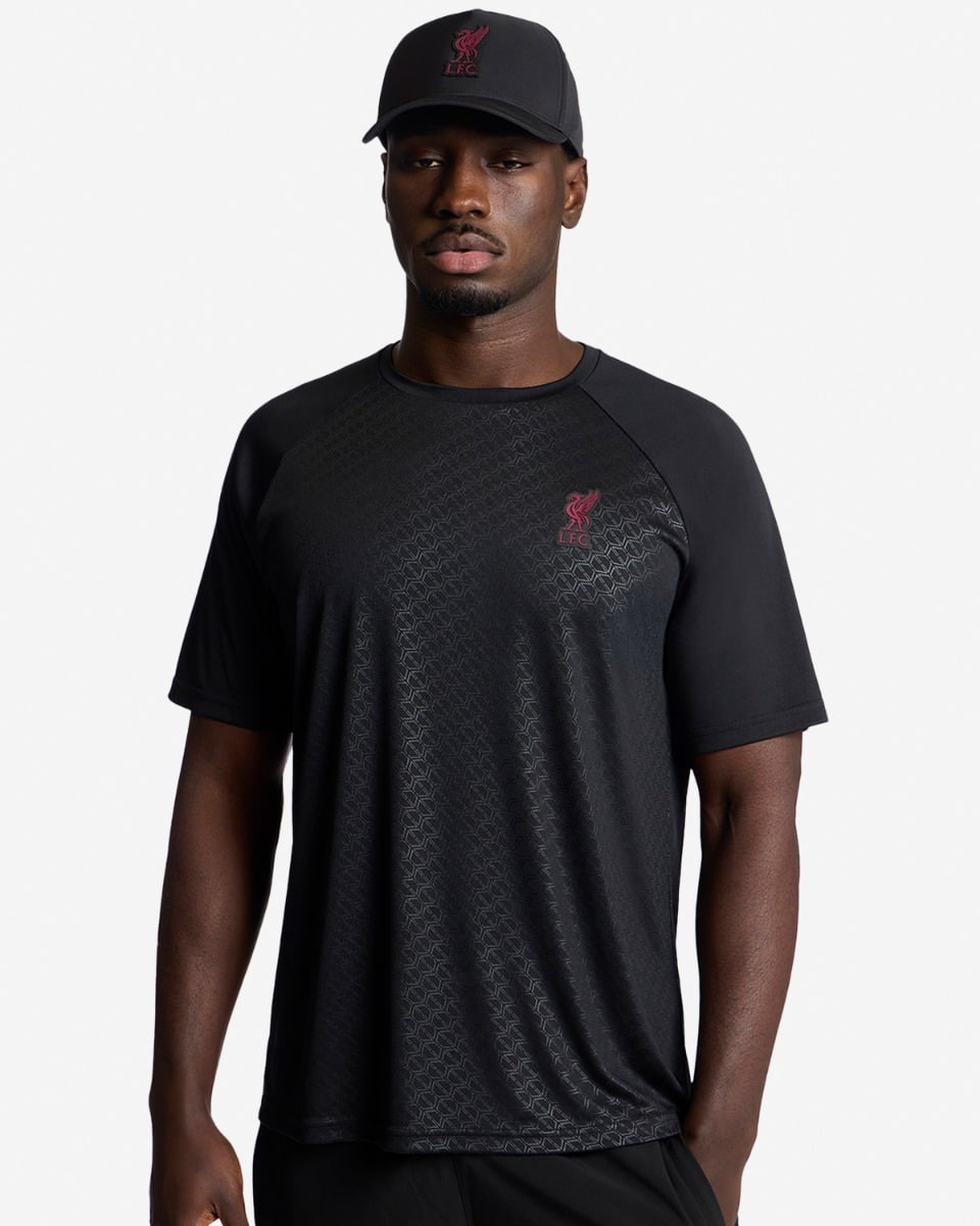LFC Herr Präglad T-shirt Svart - Image 1