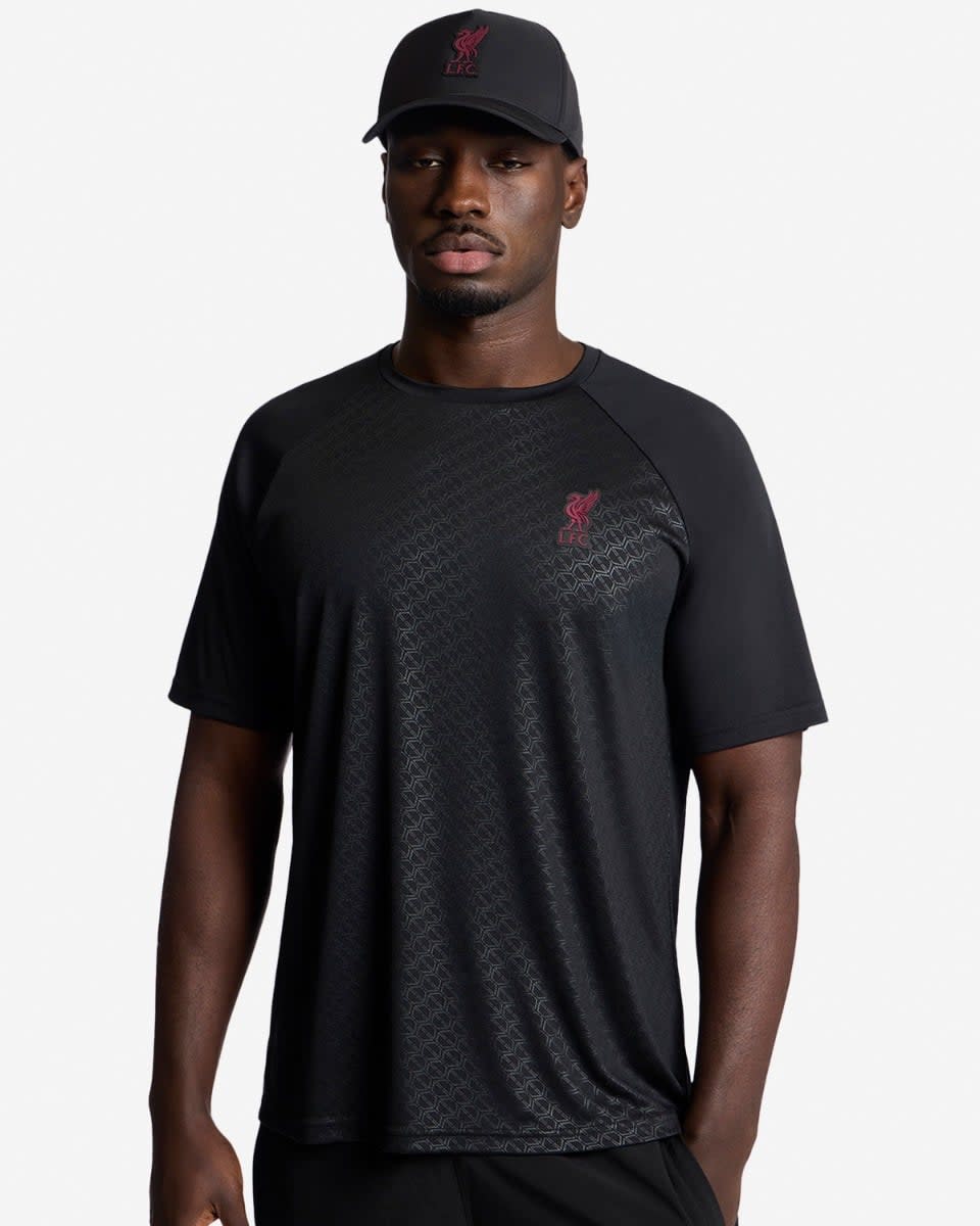 LFC Herr Präglad T-shirt Svart - Image 1