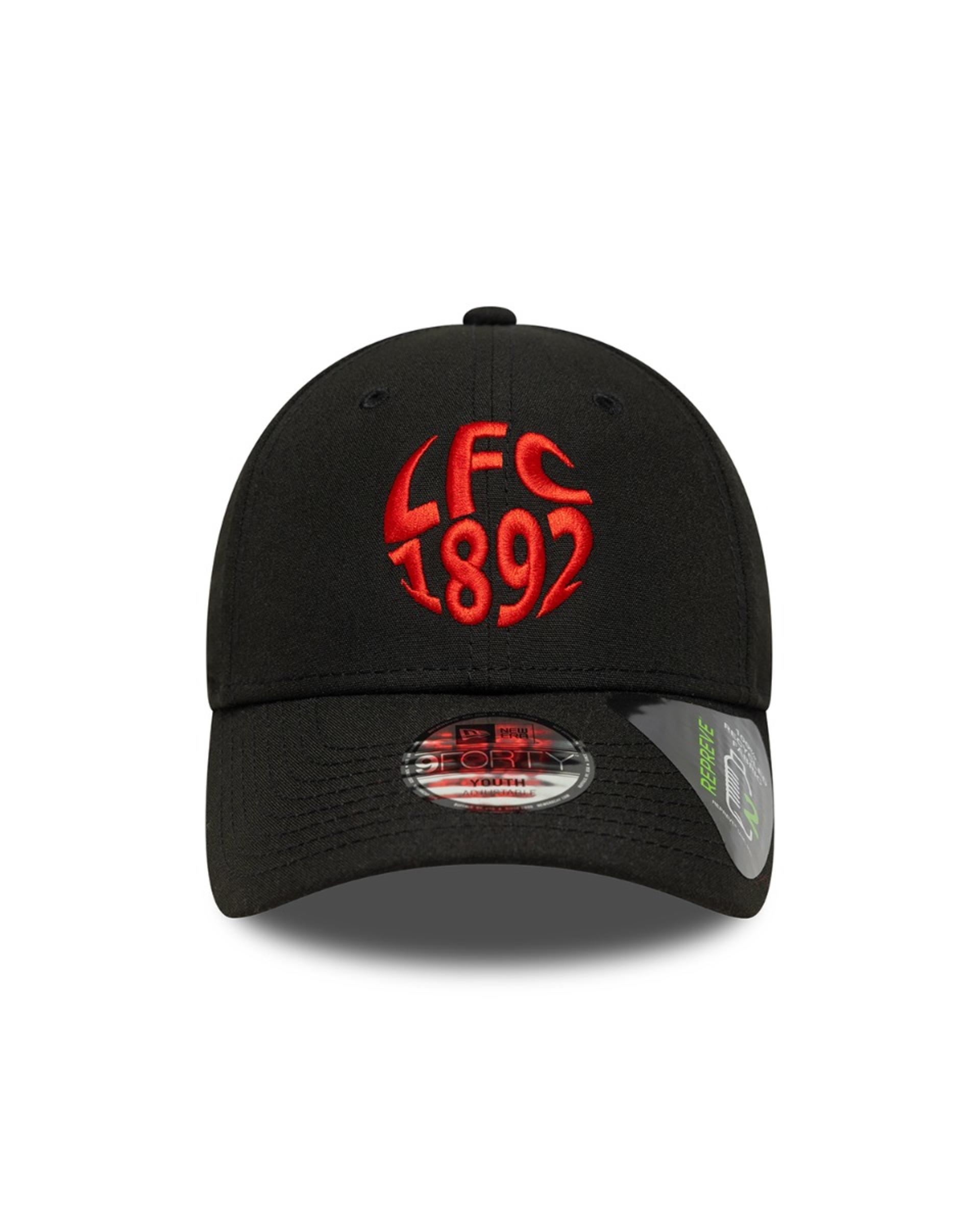 Gorra LFC New Era 9FORTY 1892 para niños, negra - Image 2