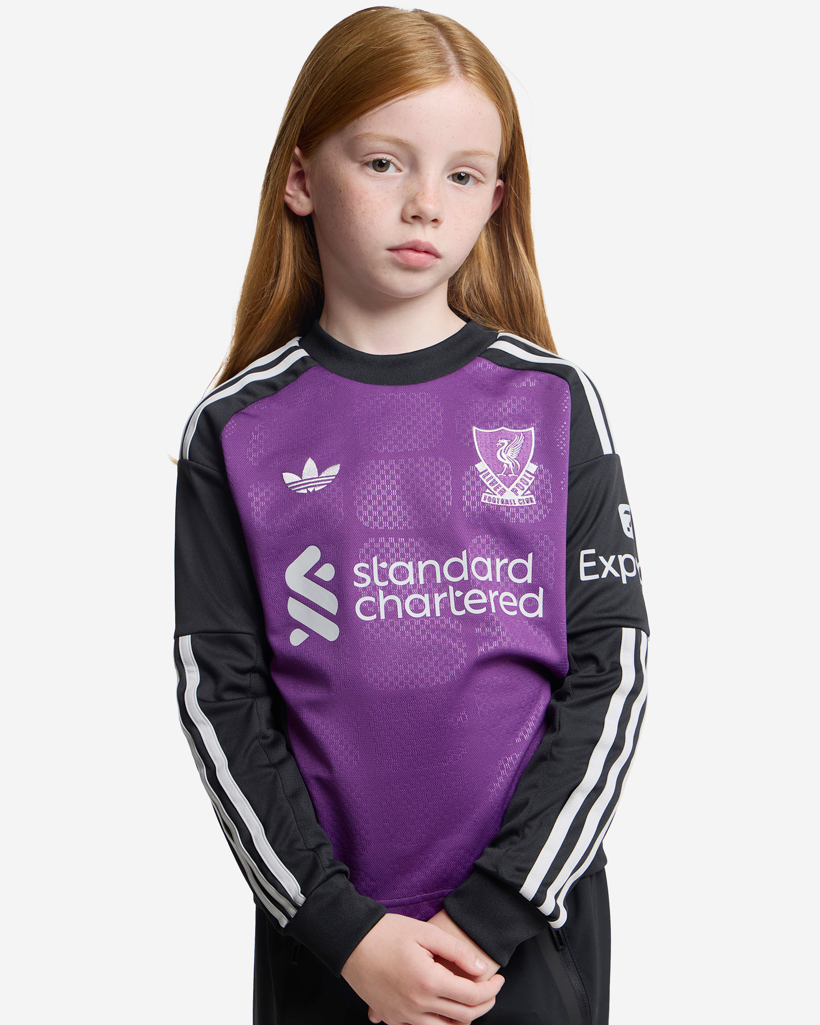 LFC アディダスユース 26/27 アウェイゴールキーパージャージー-プレミアリーグ-プレミアリーグパッチ | プレイヤー-「人種差別の余地はない」パッチ-プレミアリーグ-A.BECKER-1 - Image 1