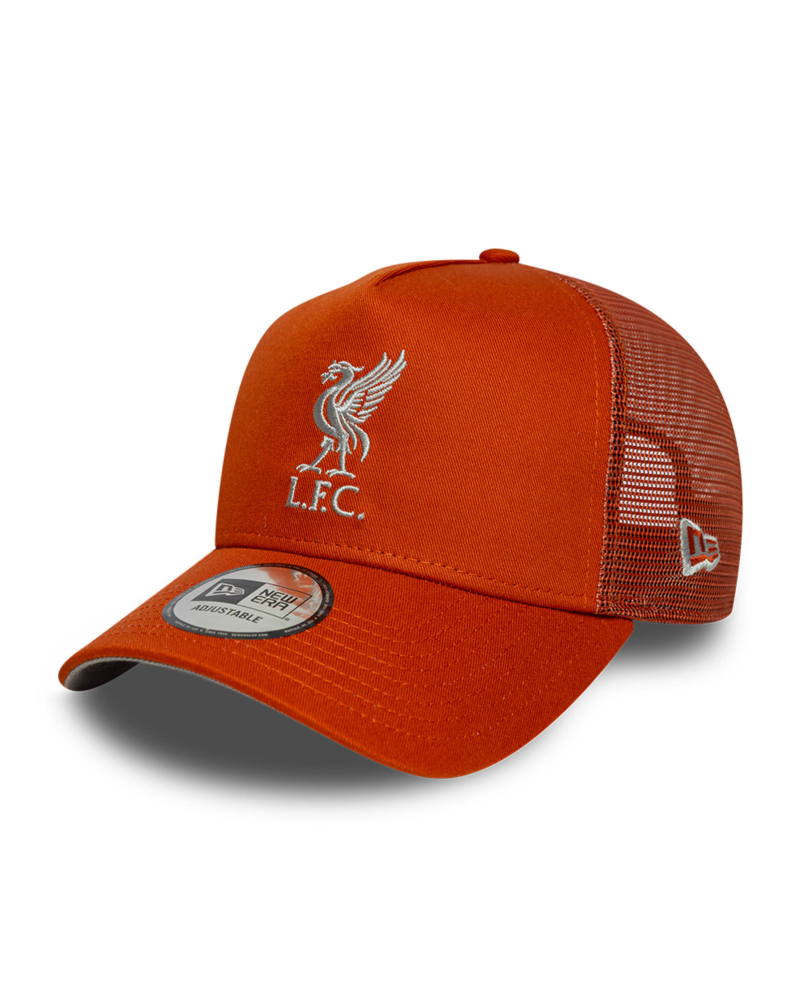 LFC New Era Adults Trucker Crest Cap Warm Flame - Image 1