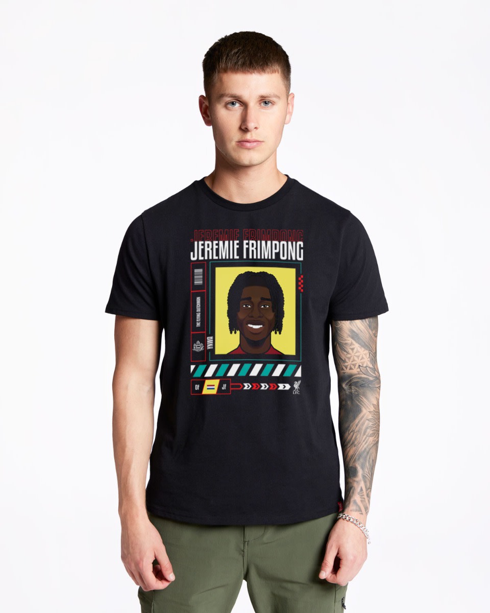 LFC Adults Frimpong Graphic Tee Black - Image 1