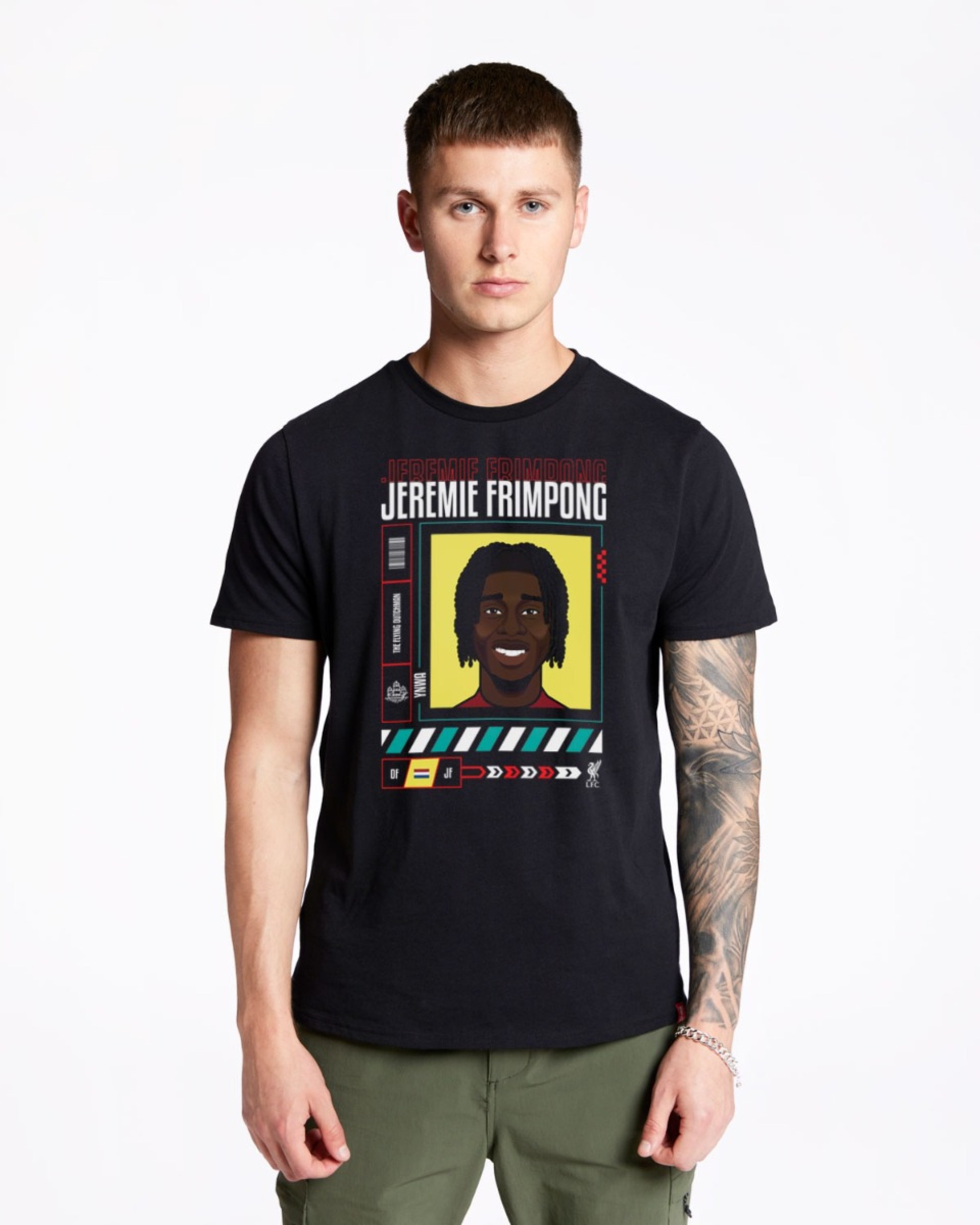 LFC Frimpong Grafik-T-Shirt für Erwachsene, Schwarz - Image 1