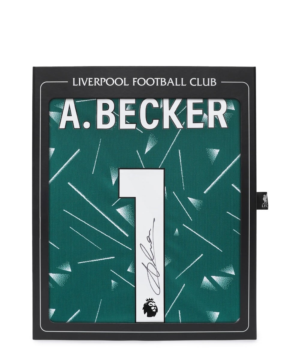 LFC Signed 26/27 Alisson Becker Boxed Shirt - Image 1