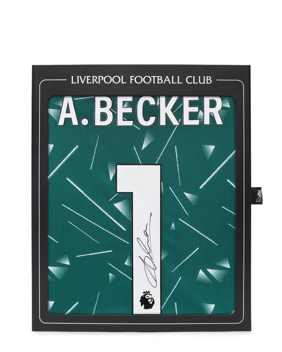 LFC Signed 26/27 Alisson Becker Boxed Shirt - Image 1