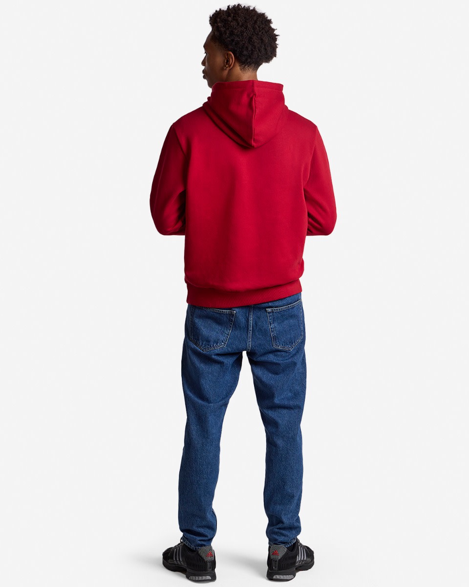 LFC Mens Champions Text Hoody Red - Image 3