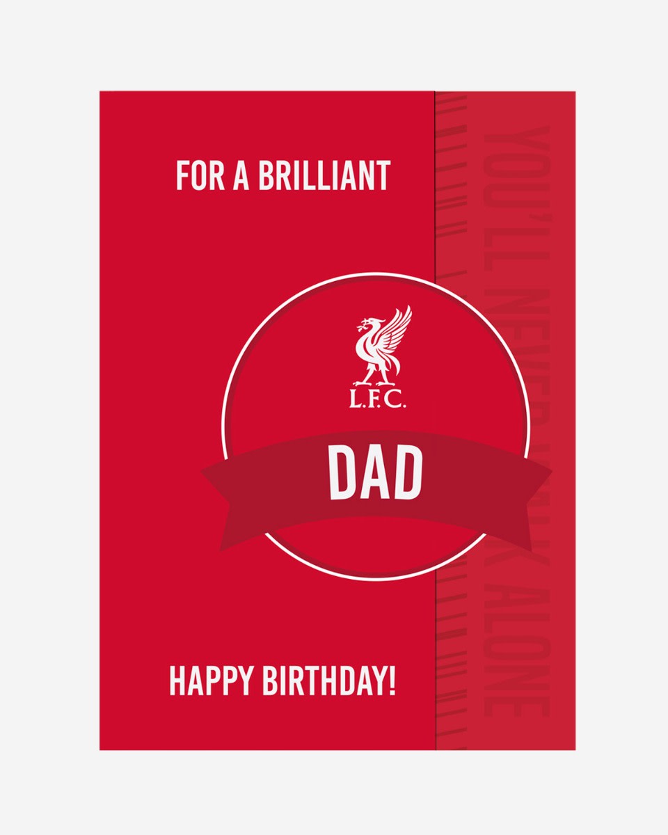 LFC Birthday Card Dad - Image 1