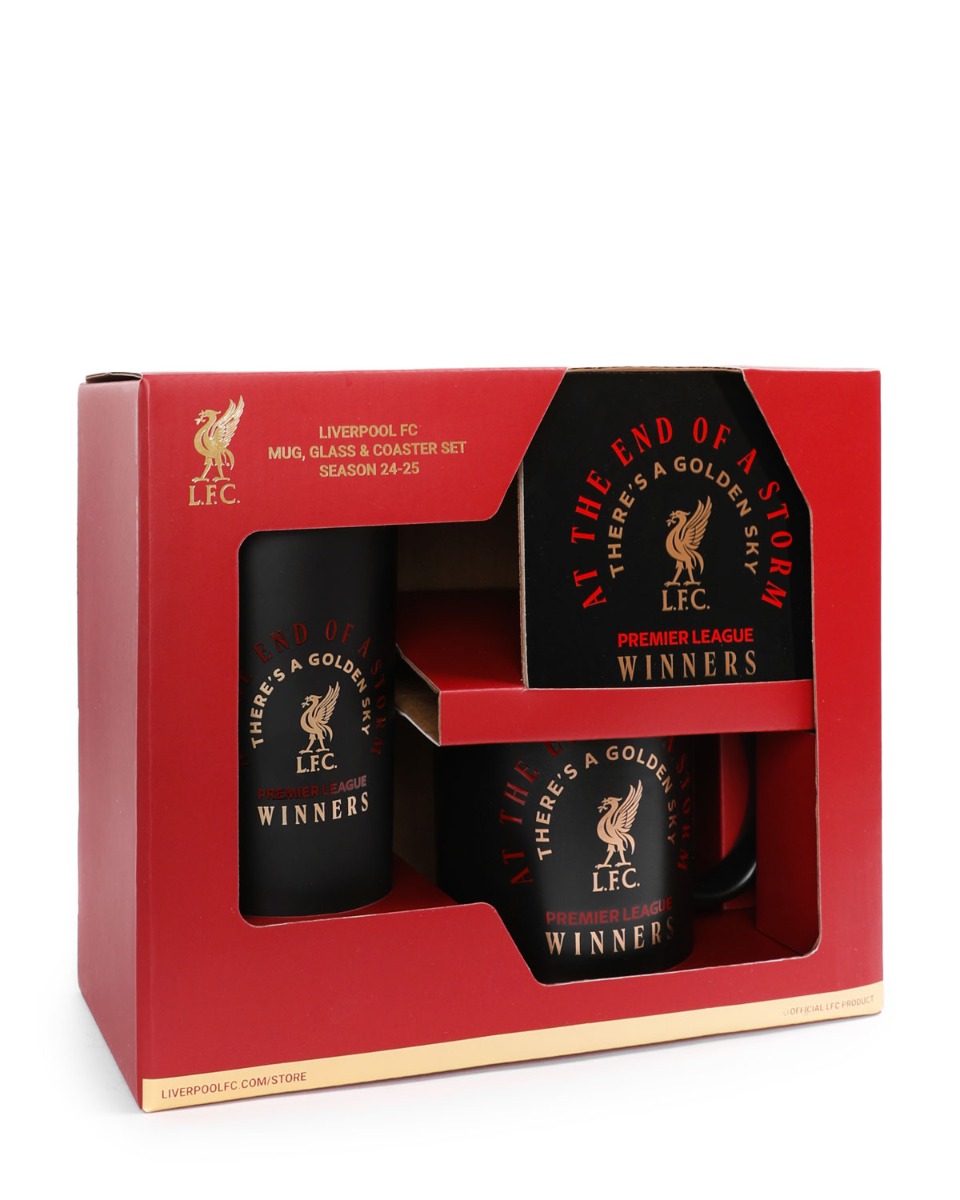 LFC チャンピオンズマグ&グラスギフトセット - Image 2