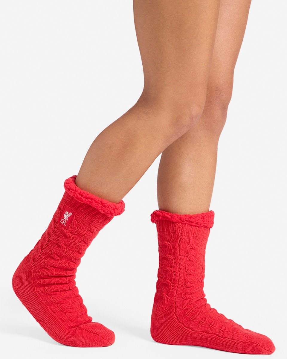 LFC Adult Slipper Socks Red - Image 2