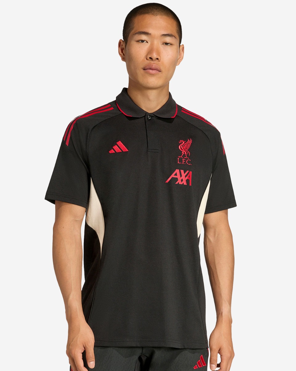 LFC adidas Herr 25/26 Inrikes Träningspolo Svart - Image 1
