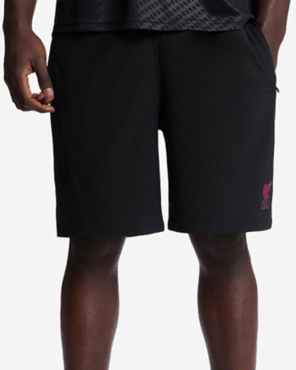 LFC Mens Liverbird Shorts Black - Image 2