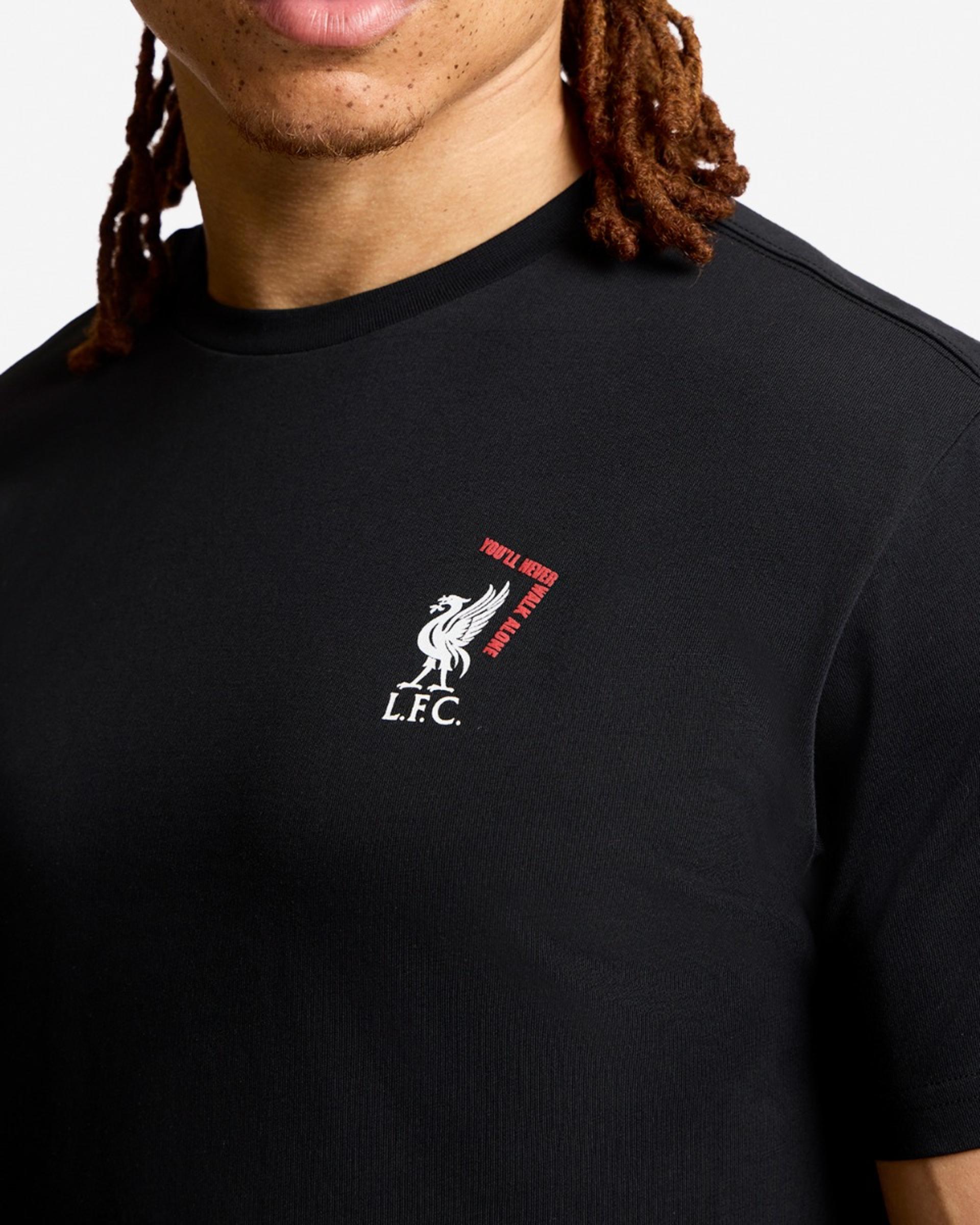 เสื้อยืดผู้ชายอัพ เดอะ เรดส์ LFC สีดำ - Image 3