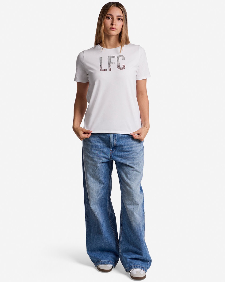 LFC Womens Diamenté Tee White - Image 3