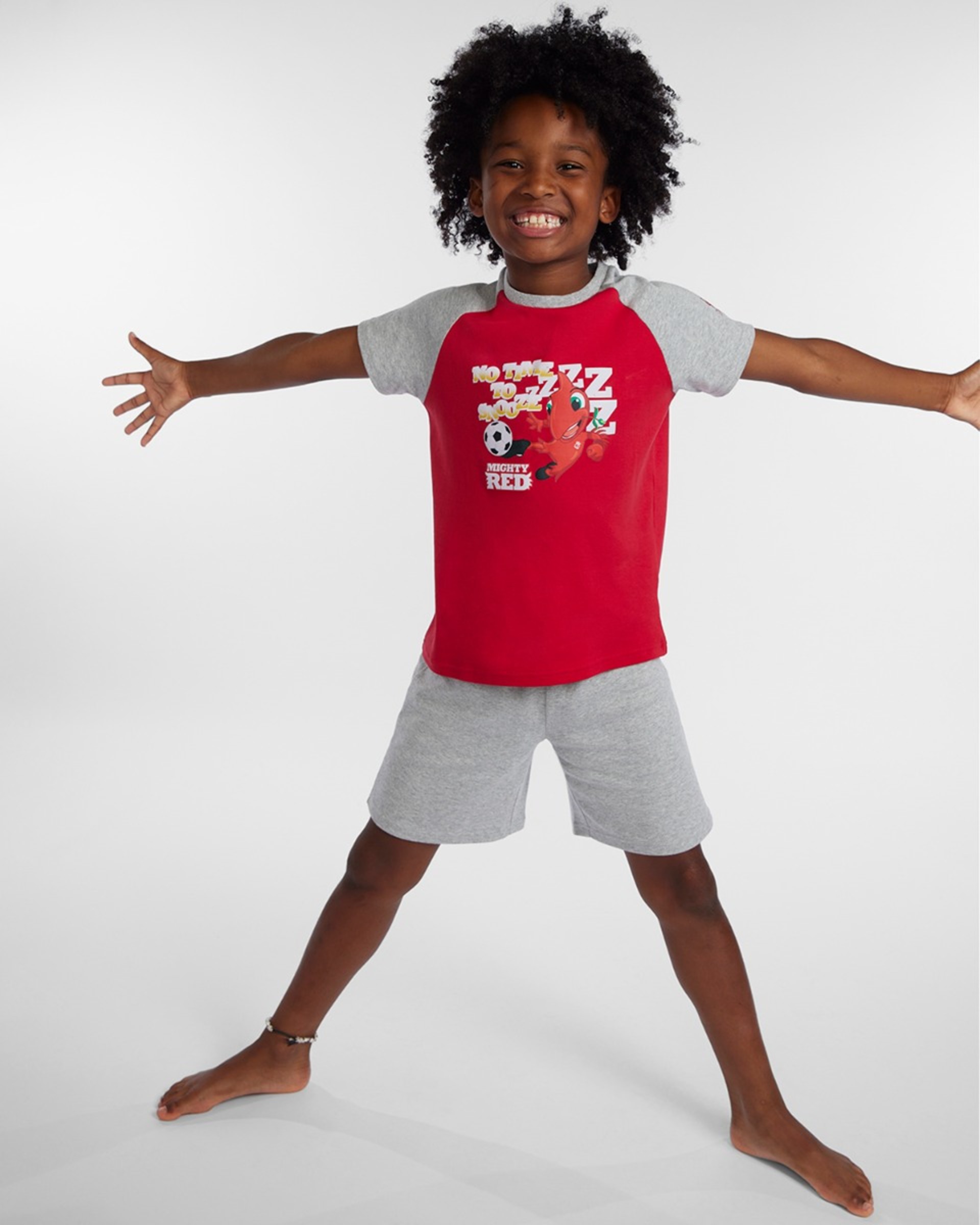 LFC Mighty Red Spædbørn Kort pyjamasæt - Image 2