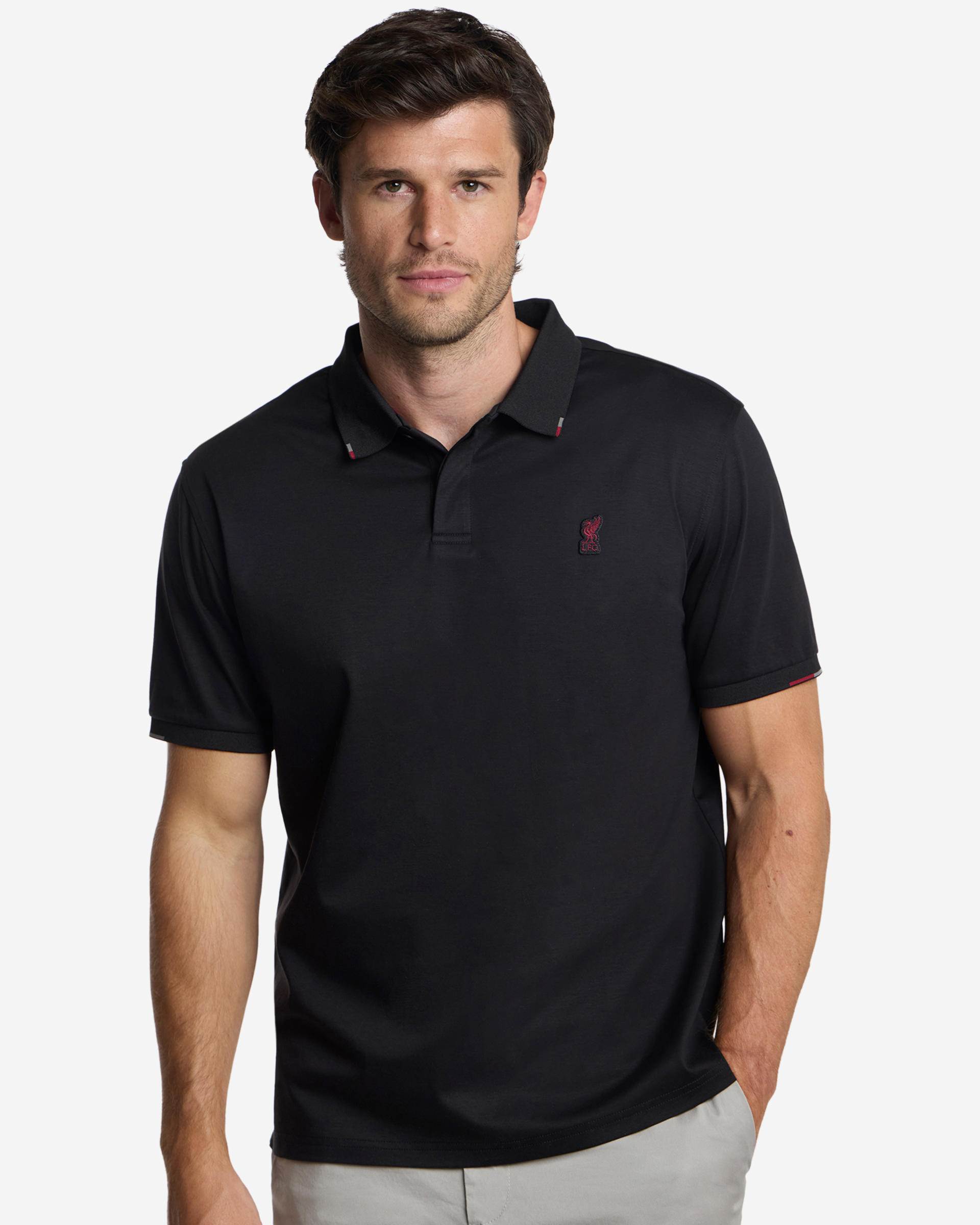 LFC Firma Herre Tipped Polo Sort - Image 4