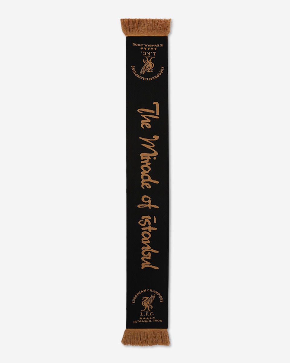 LFC Adults Istanbul 2005 Montage Scarf Black - Image 2