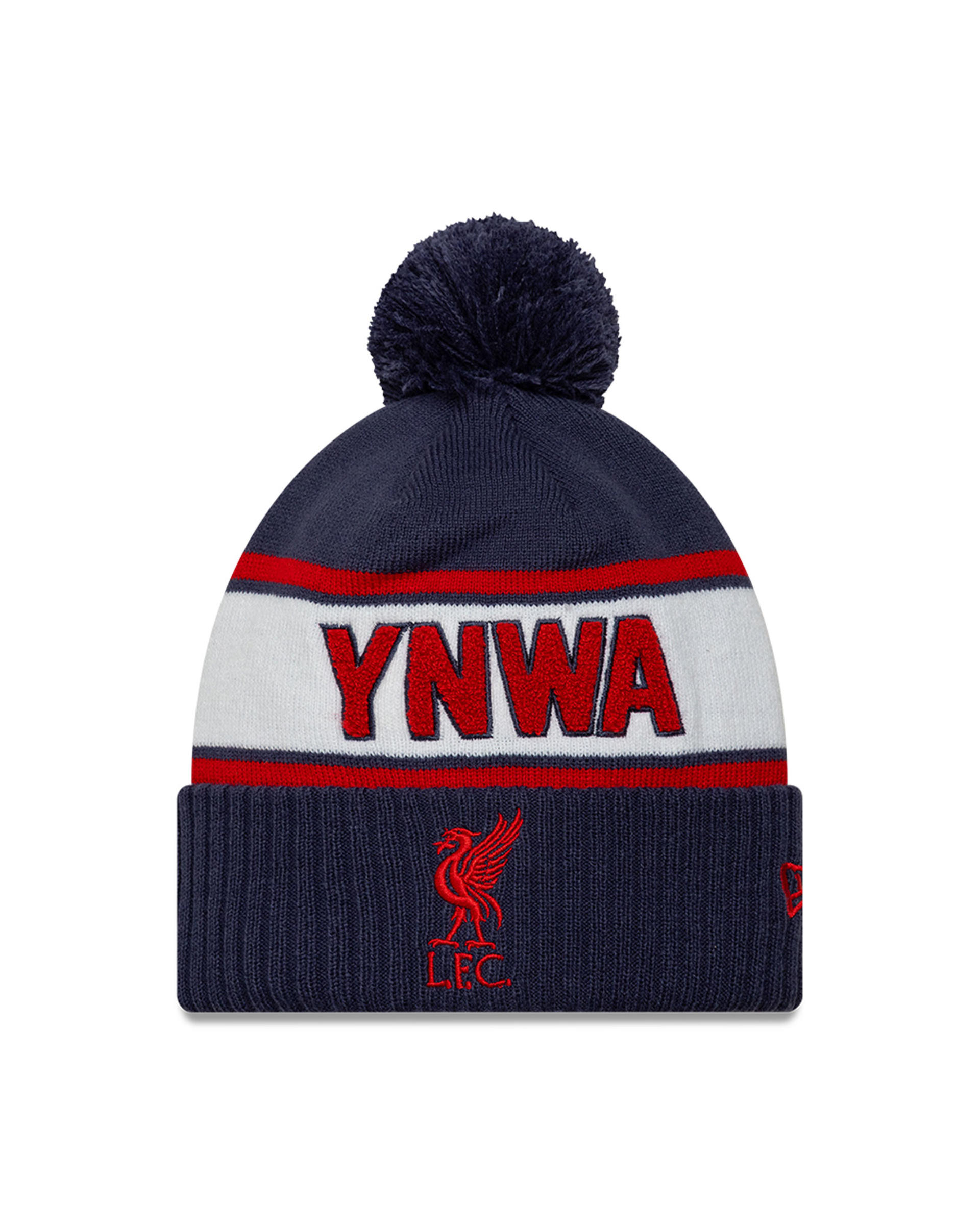 Gorro YNWA con brazalete LFC New Era para adultos, color azul marino - Image 1