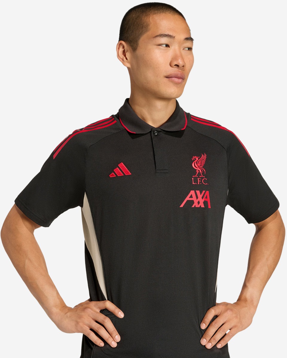 LFC adidas Herr 25/26 Inrikes Träningspolo Svart - Image 4