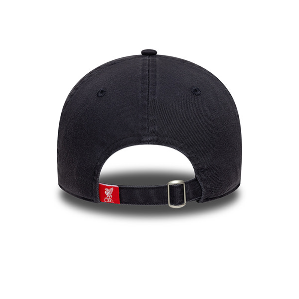 LFC New Era Juniors 9TWENTY Cap Wordmark Navy - Image 4
