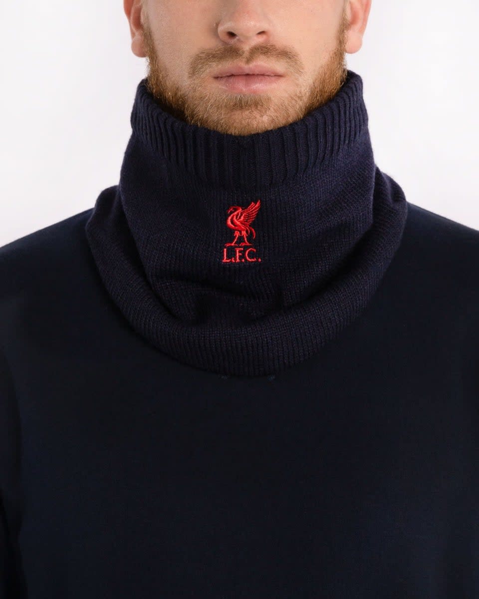 LFC Essentials Knitted Snood Navy - Image 1