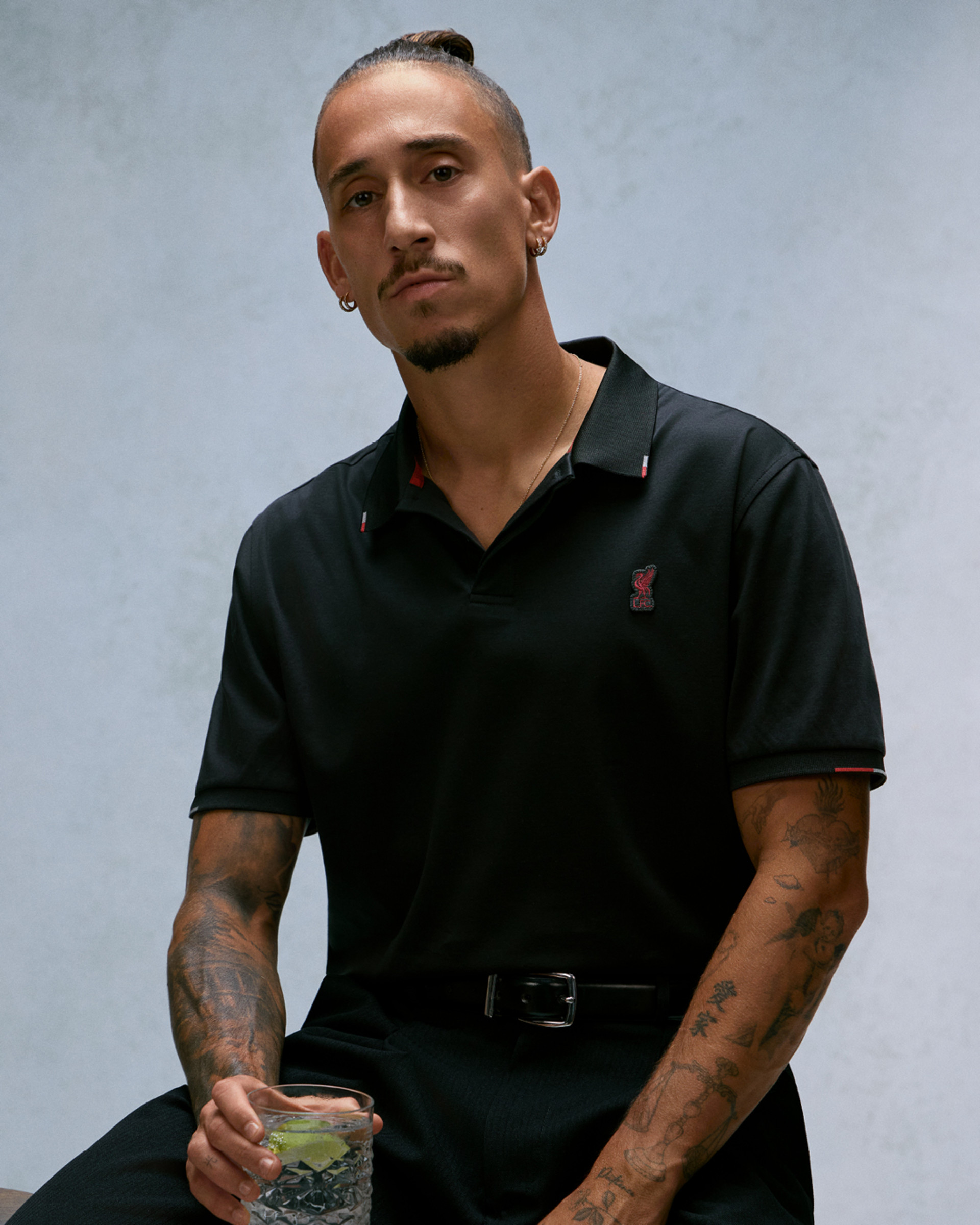 LFC Firma Herre Tipped Polo Sort - Image 1