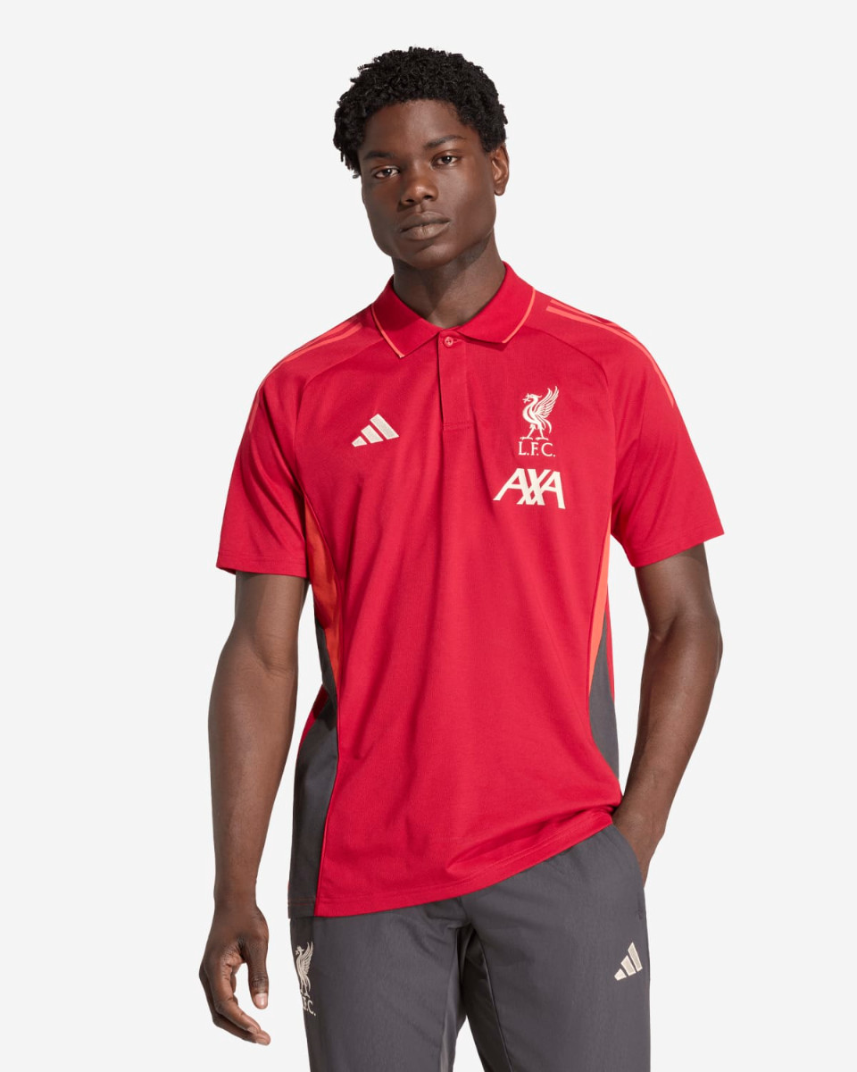 LFC 아디다스 남성용 25/26 트레이닝 폴로 레드 - Image 1