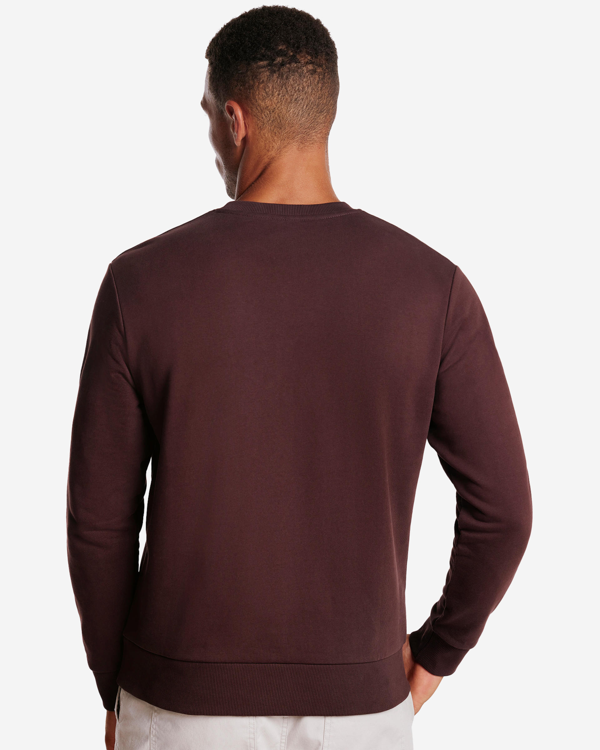 Sudadera LFC con cuello redondo para hombre, color morado - Image 1