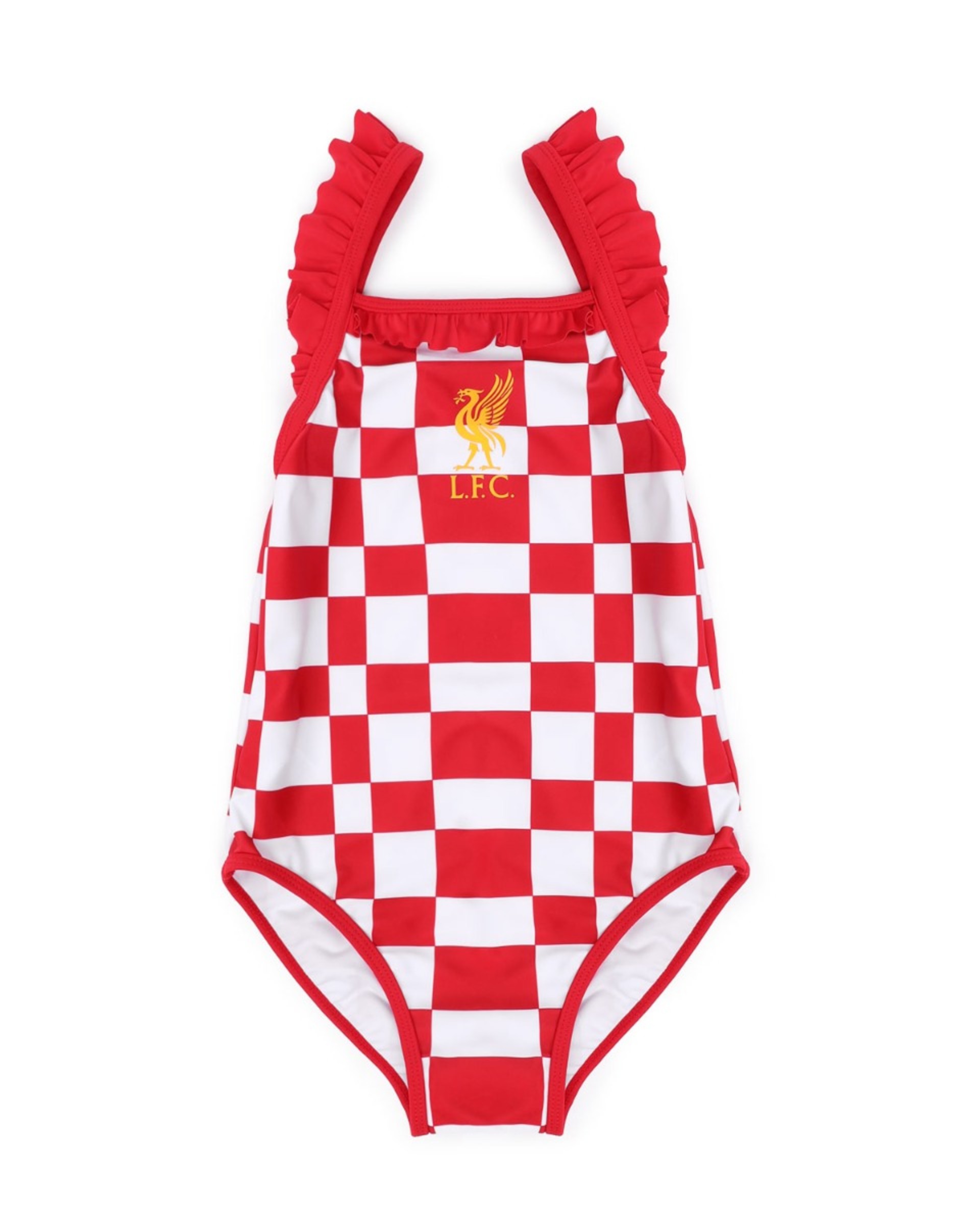 LFC Juniors Check Badeanzug Rot - Image 1