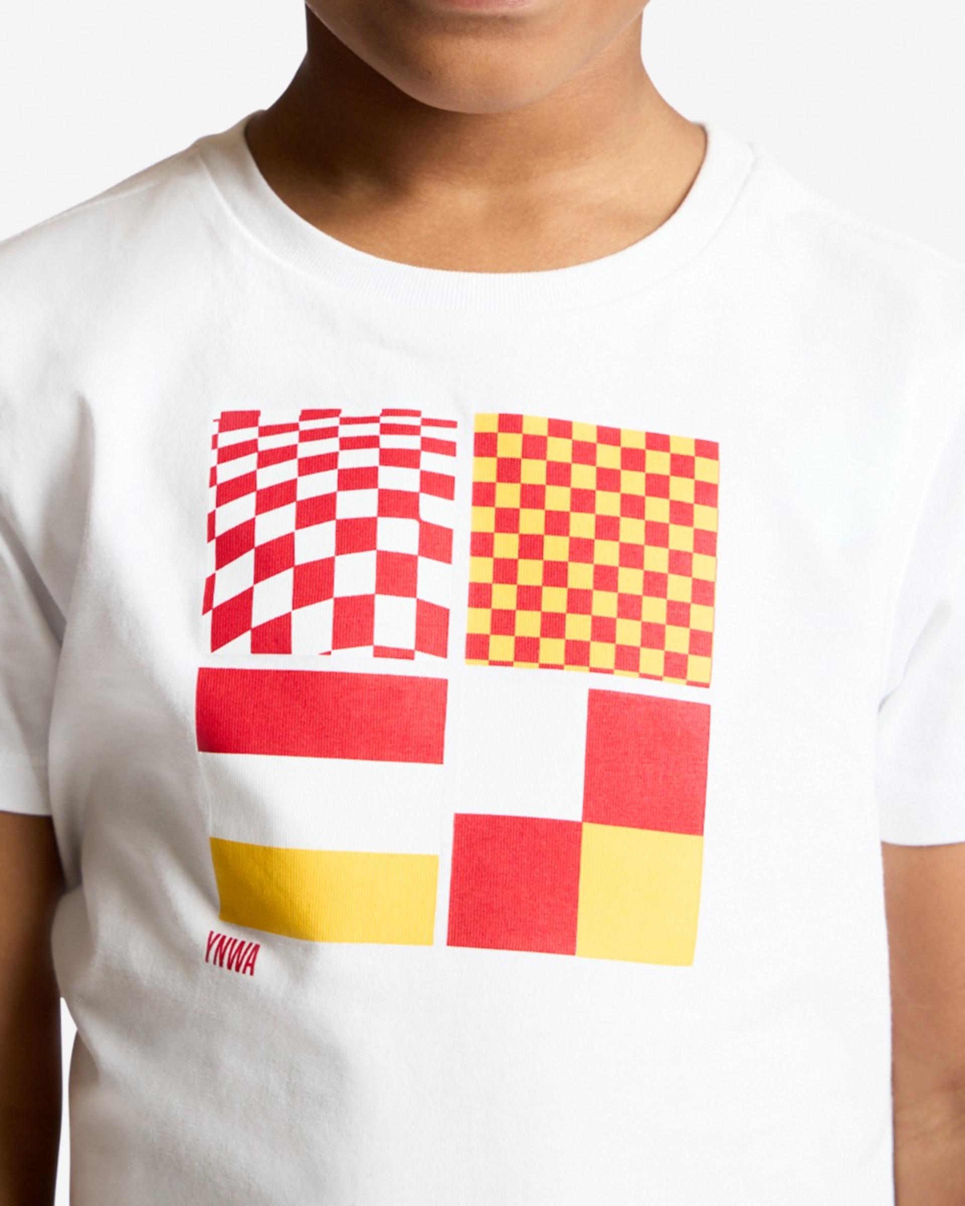 T-shirt graphique à carreaux LFC Juniors blanc - Image 2