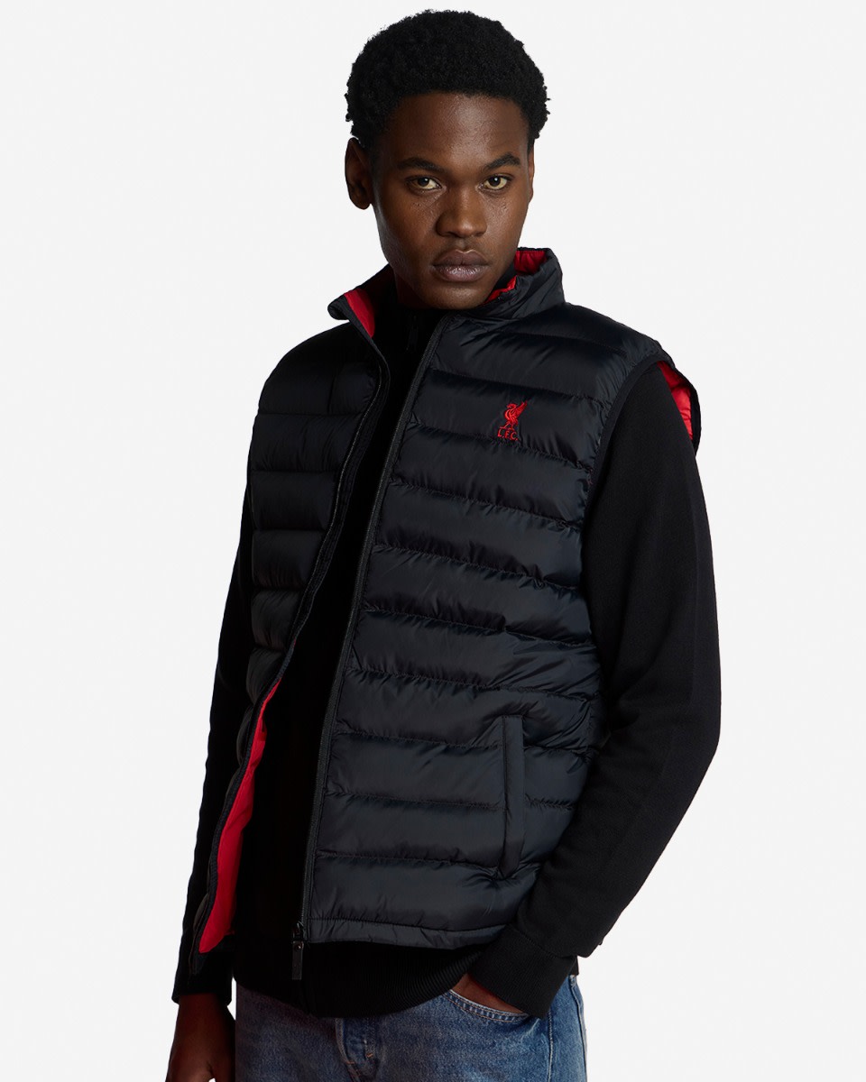 LFC Mens Padded Gilet Black - Image 2