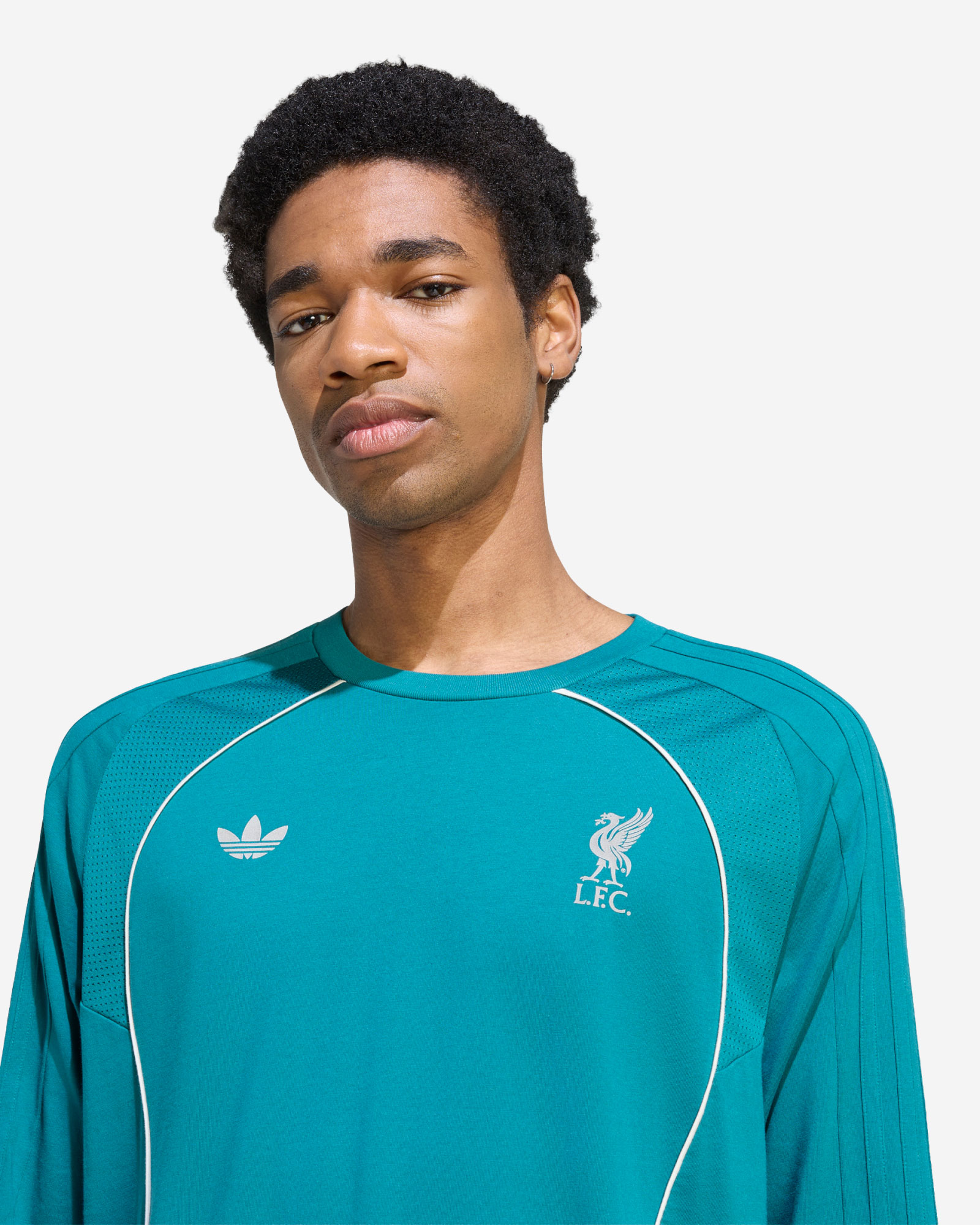 T-shirt à manches longues Teamgeist 26 de la marque LFC adidas pour homme, vert - Image 4