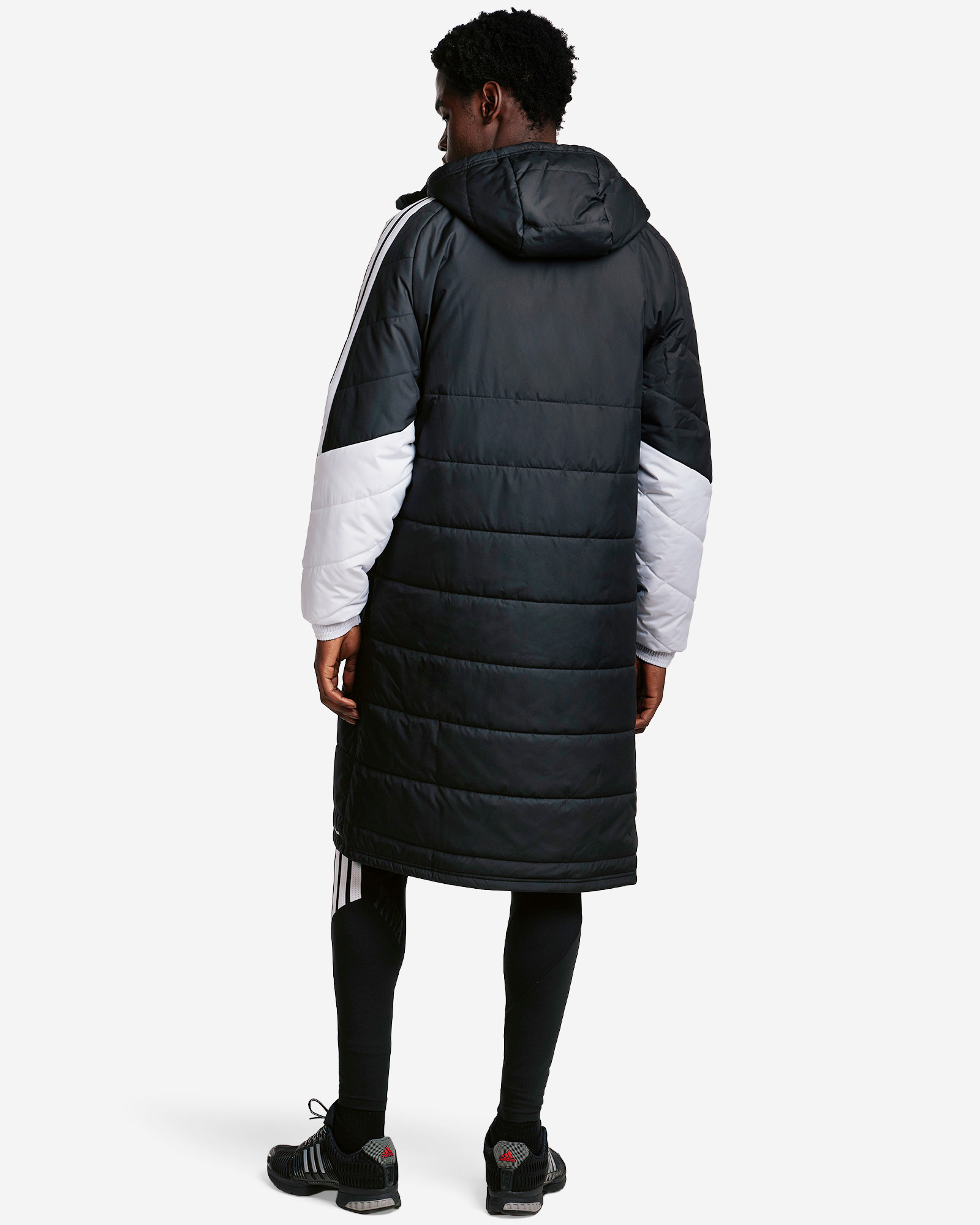 LFC adidas Mens 26/27 Tiro Pro-Long Coat Black - Image 2