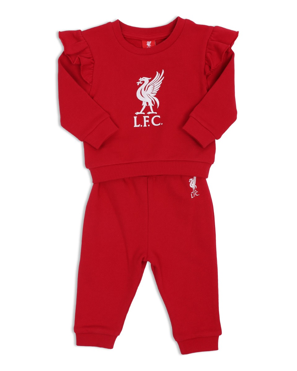 LFC Baby Frill Jogsæt Rød - Image 1