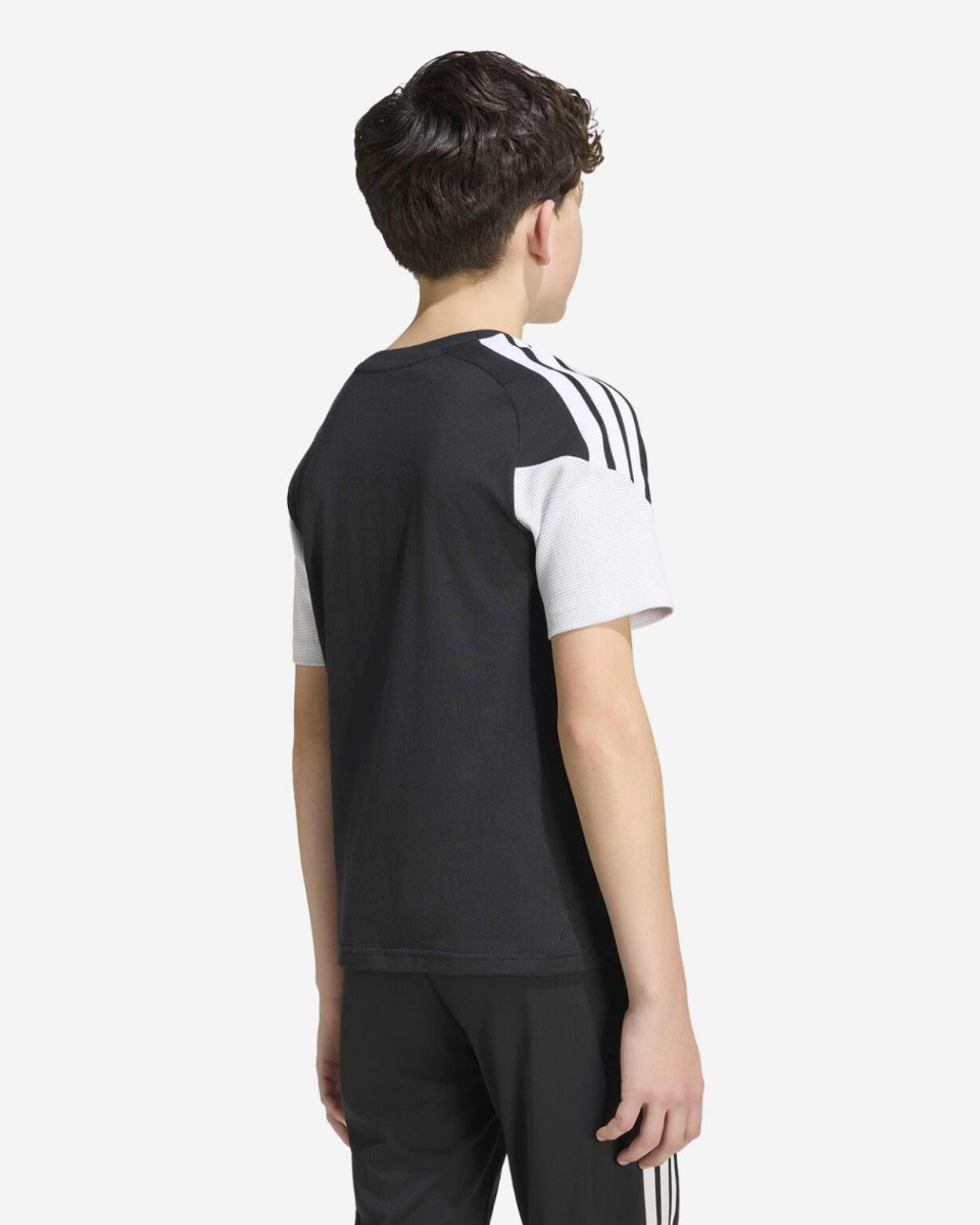 LFC adidas Youth 26/27 Tiro Cotton Tee Black - Image 4