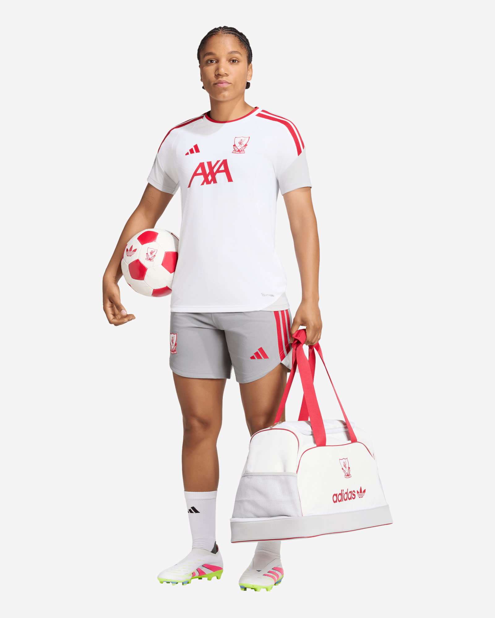 LFC adidas 26/27 Authentic European Tiro Trainingstrikot für Damen, Weiß - Image 3