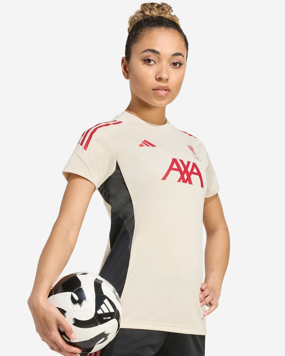 LFC 아디다스 여성용 25/26 국산 반소매 탑 화이트 - Image 4