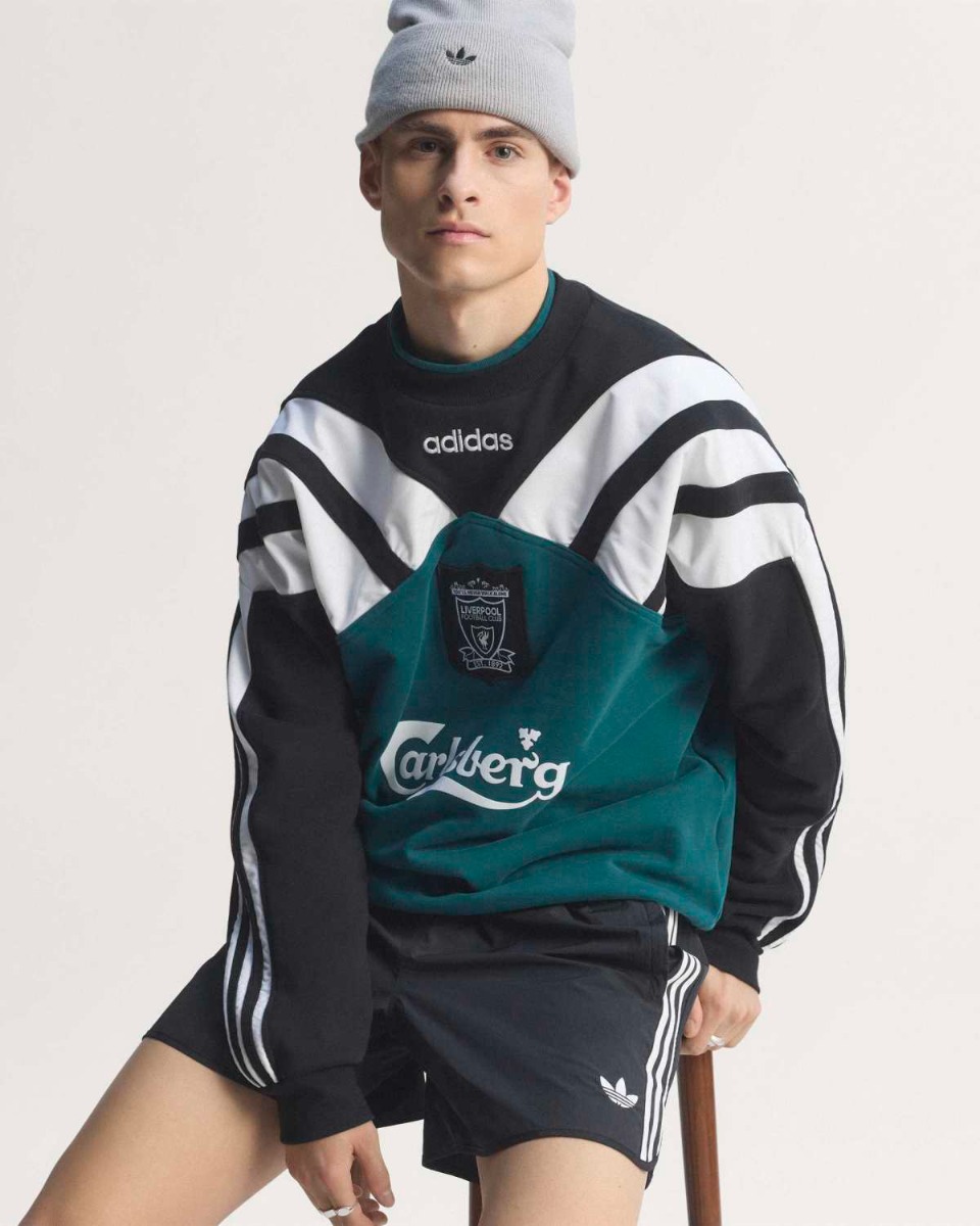 LFC adidas Bringback 95-96 Vuxna Crew Sweat - Image 3