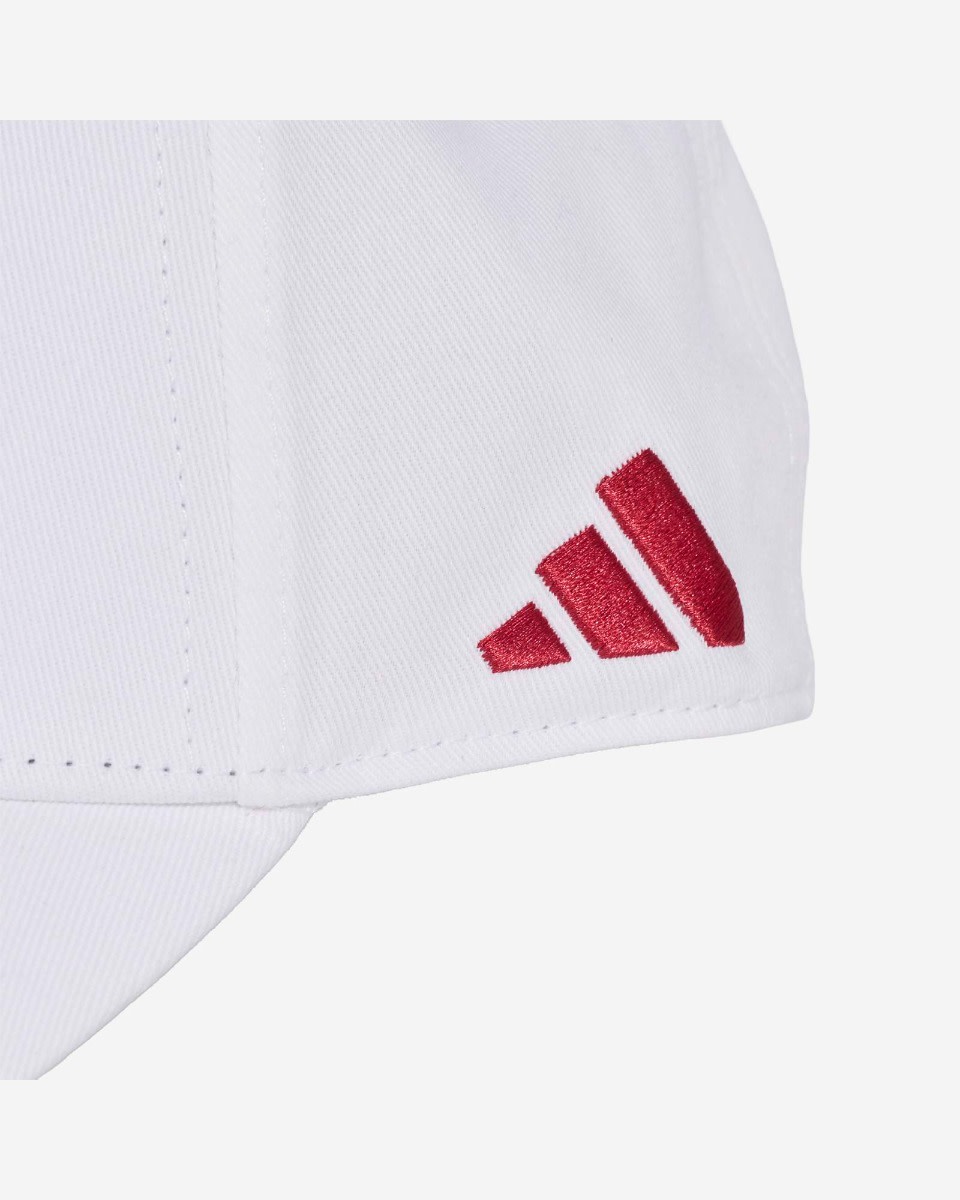 LFC adidas Youth Cap White & Active Maroon - Image 4