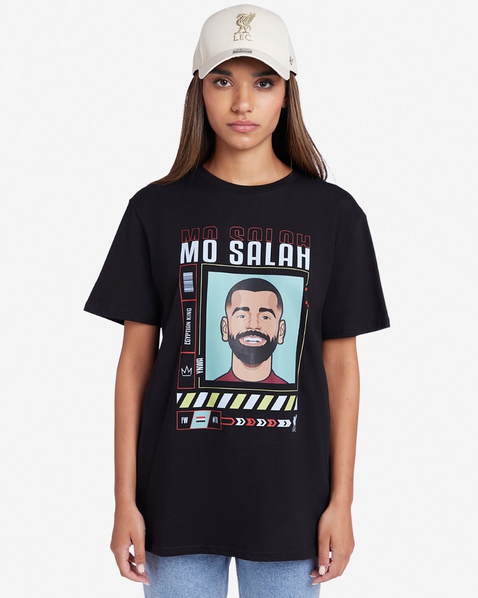 LFC Adults Salah Tee Black - Image 1
