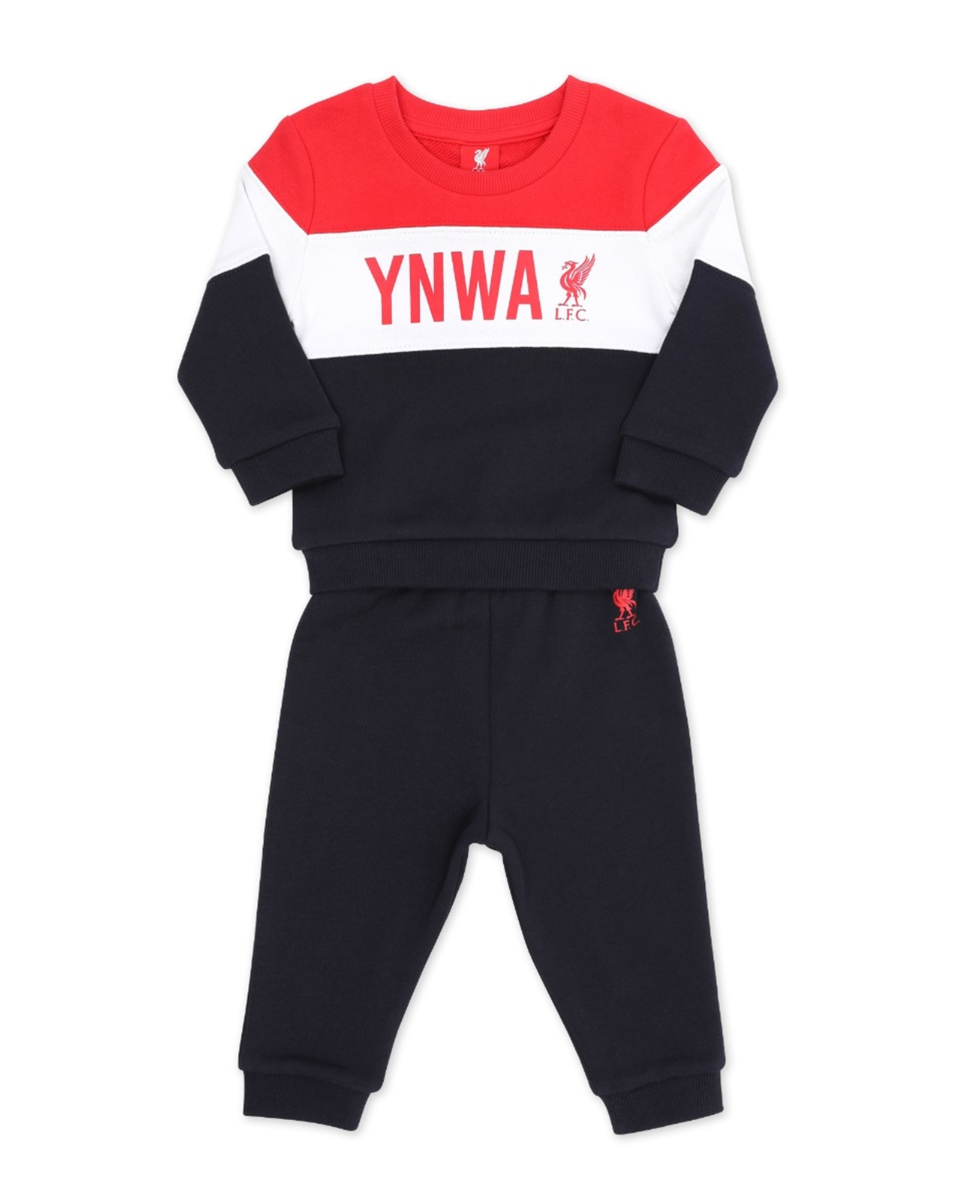 LFC Baby Panel Jogging-Set Rot/Weiß/Marineblau - Image 1