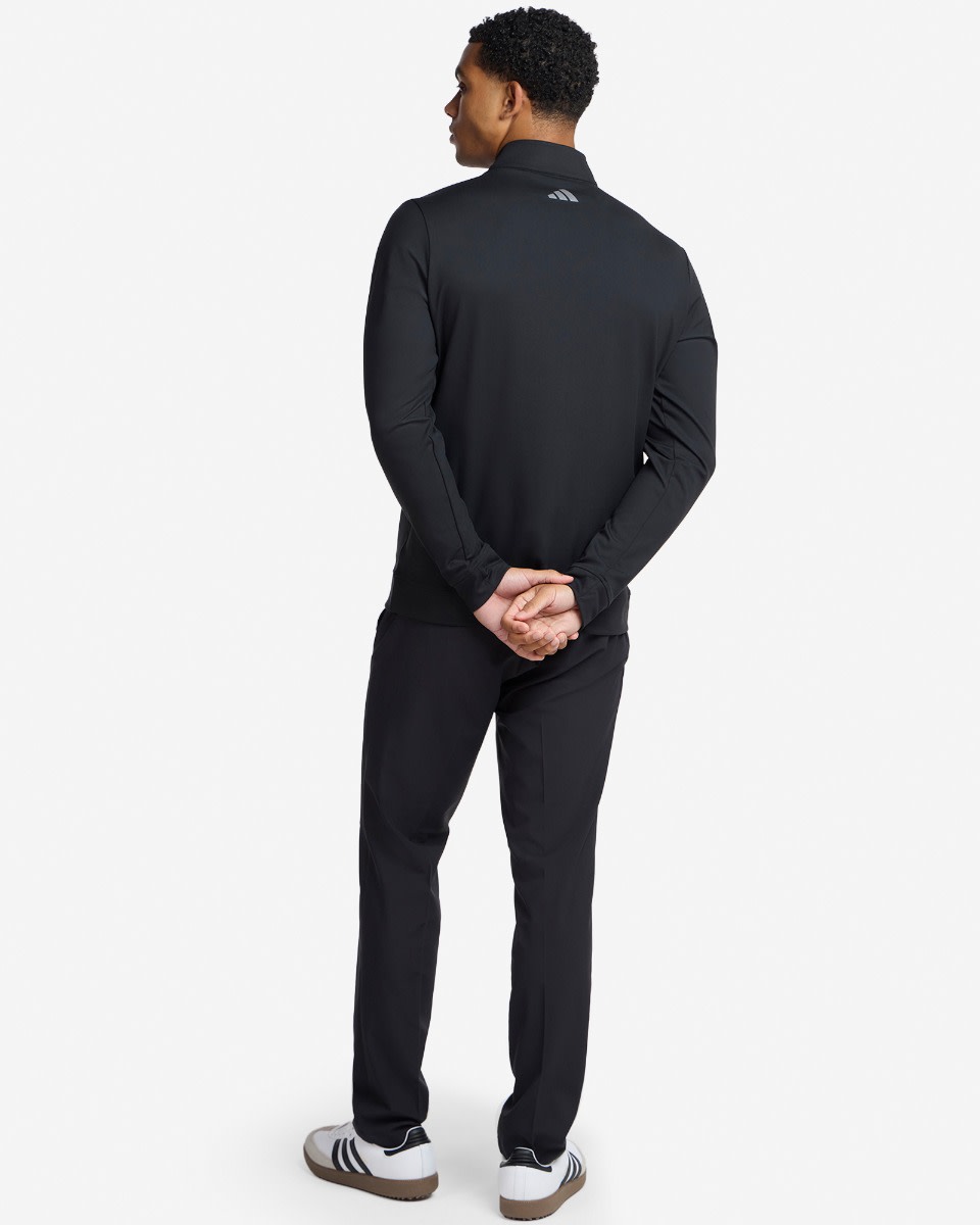 LFC adidas Adults Ultimate365 Golf Classic Quarter-Zip Black - Image 3