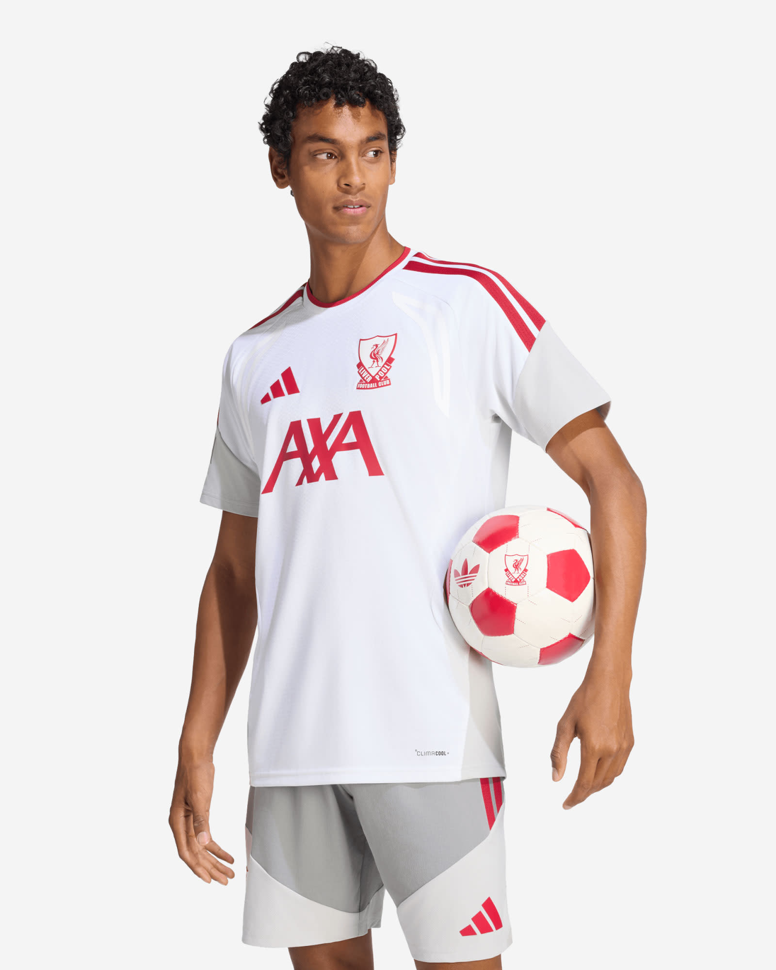 LFC adidas Herren-Trainingstrikot 26/27 Authentic European Tiro, Weiß - Image 1