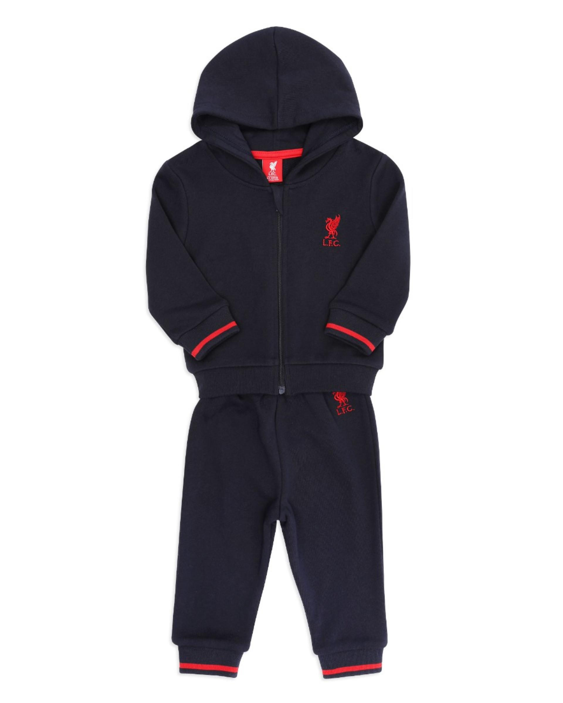 Set de correr LFC Baby Zip Through, azul marino - Image 1