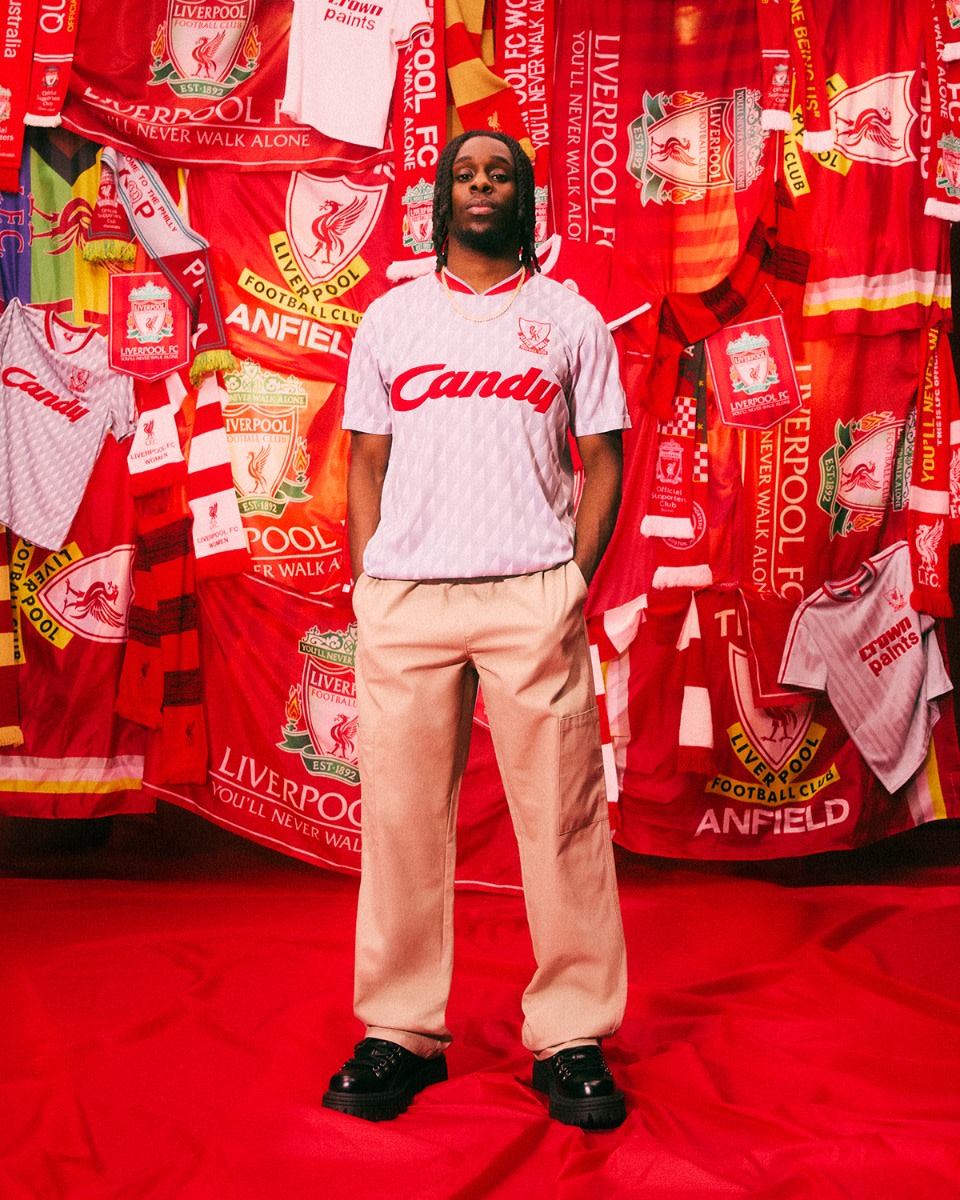 LFC Retro-Auswärtstrikot für Erwachsene, 89-91, Candy - Image 3