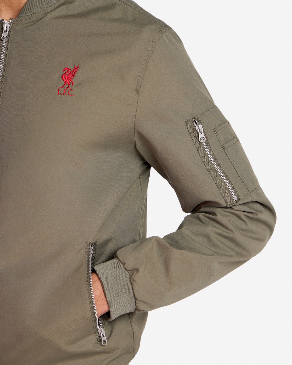 LFC メンズボンバージャケットカーキ - Image 2