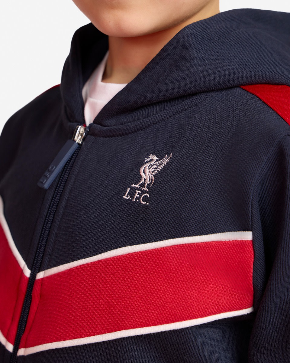 LFC Juniors Chevron Hættetrøje Navy - Image 2
