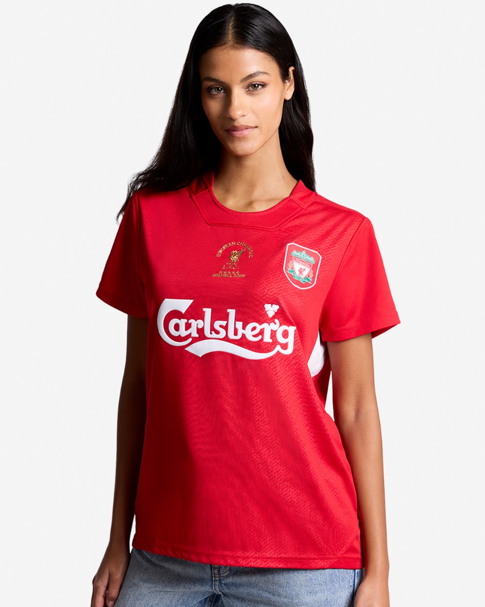 LFC Retro Womens 2005 Istanbul Shirt - Image 1