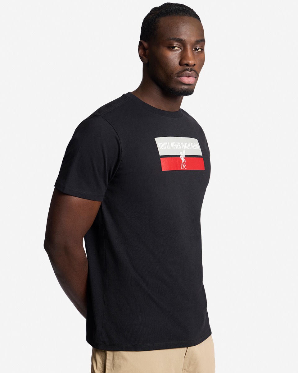 LFC Mens YNWA Block Tee Black - Image 2